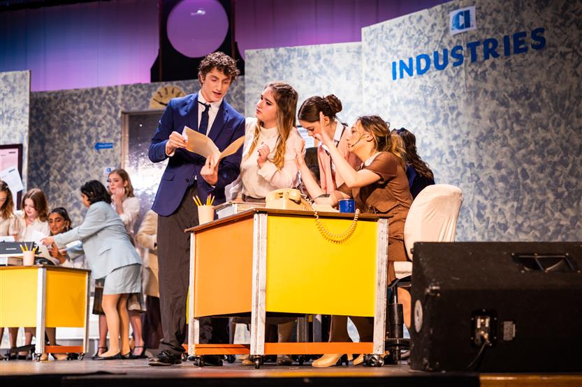 Page High actors onstage